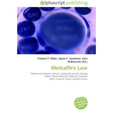 Thumbnail - Metcalfe's Law, Fachbücher von Agnes F. Vandome, Frederic P. Miller, John McBrewster