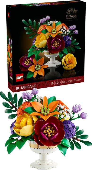Actual product image LEGO Flower arrangement (10345, LEGO Botanical, LEGO Rare Sets)