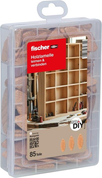Actual product image Fischer EasyDIY Box flat dowels (85 pcs.)