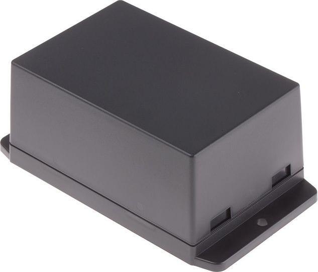 Produktbild RS PRO Flanged Utility Case, Black, 105x70x50mm (Gehäuse)