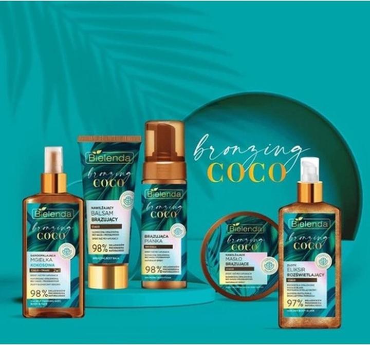 Actual product image Bielenda BIEL BRONZING COCO Mgiełka samoopalająca ciało+twa (Self tanning foam, 150 ml)