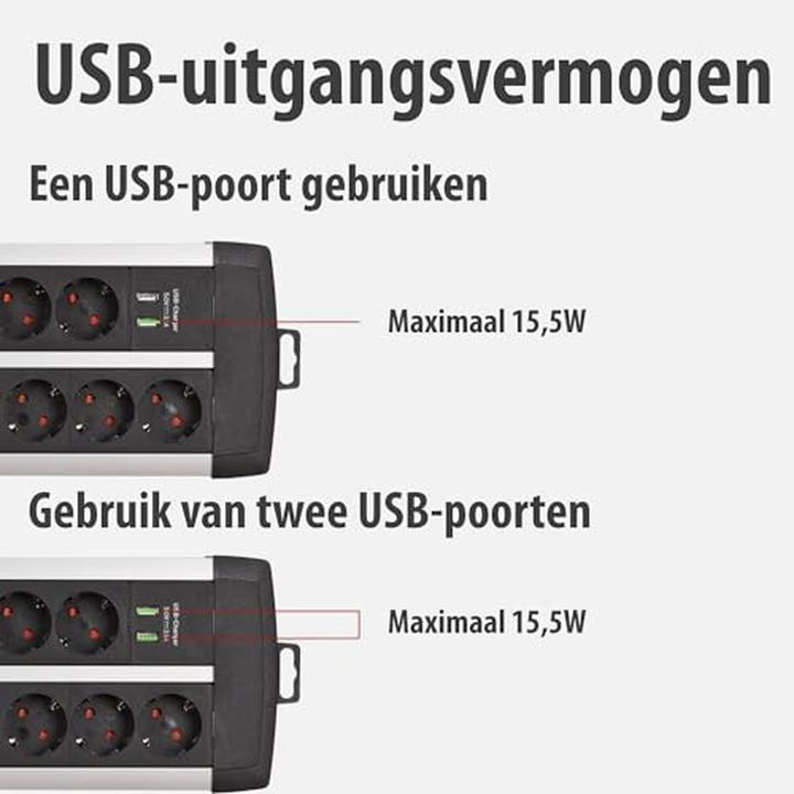 Actual product image Brennenstuhl Premium Protect Line (14 x, CEE 7/3, 3 m)