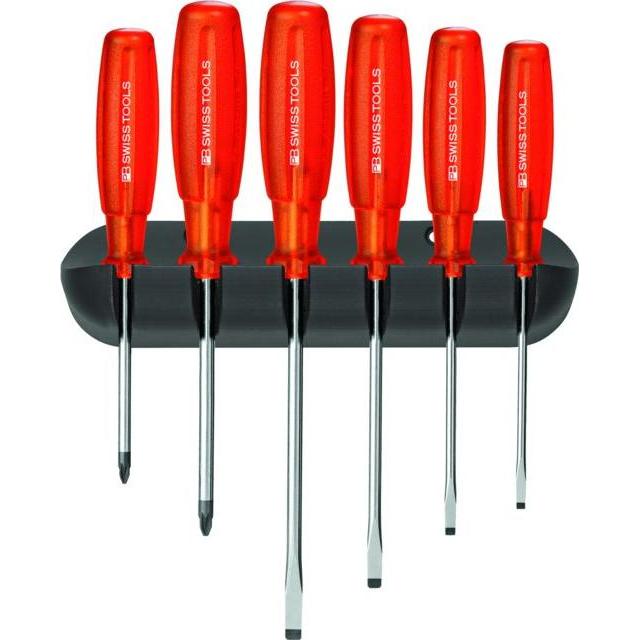 PB Swiss Tools, Schraubenzieher, Werkstatt-Schraubendreher-Sortiment für Schlitz und Phillips