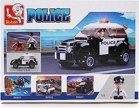 Produktbild Sluban Polizeiauto mit Hund