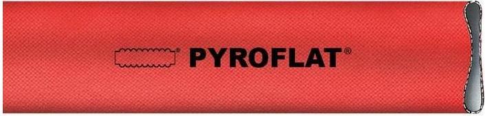 Produktbild Teguma Feuerwehrschlauch PYROFLAT® Länge 30 m Innen-Ø 52,0 mm Aussen-Ø 55,6 mm (30 m, 52 mm)