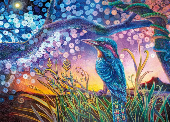 Actual product image Cherry Pazzi Jigsaw puzzles The little kingfisher 1000 pieces (1000 pieces)