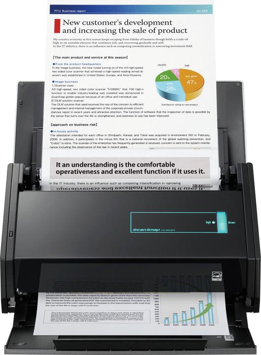 Immagine prodotto Fujitsu ScanSnap iX500 con software Nuance Power PDF