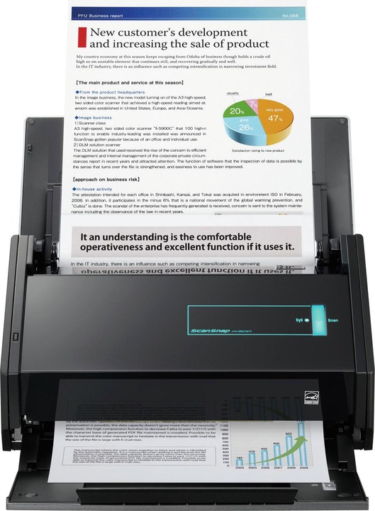 Immagine prodotto Fujitsu ScanSnap iX500 con software Nuance Power PDF