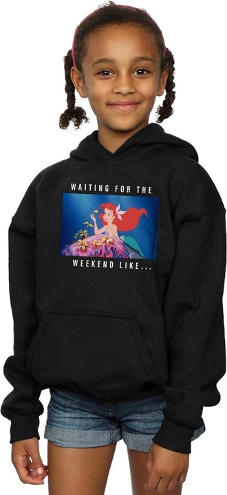 Immagine prodotto Disney Princess Ariel Waiting For The Weekend Felpa con Cappuccio Ragazze (116)