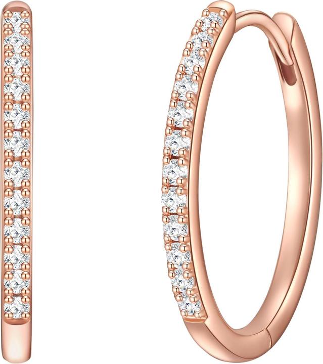 Immagine prodotto Glanzstücke München Donna Argento Cubico Zirconia Oro Rosa - 32028 (Argento)