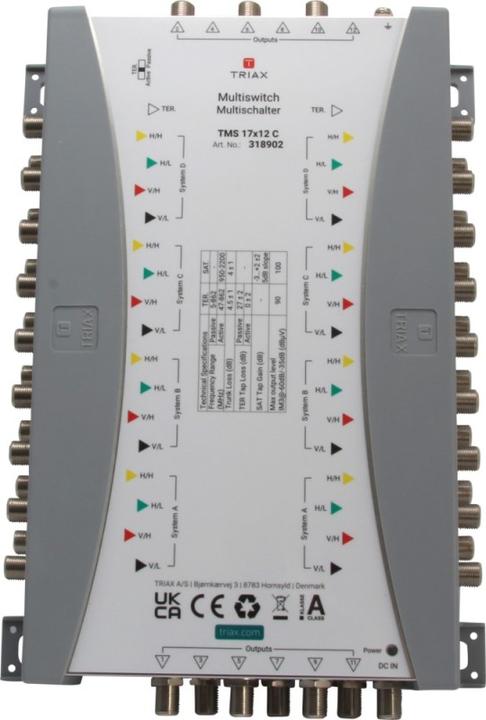 Triax Cascade multischakelaar TMS 17x12 C (Multischakelaar)