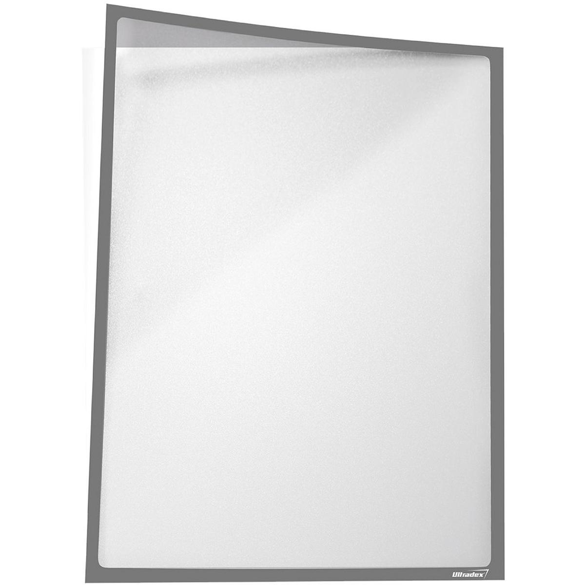 Ultradex, Informationsschild, Infotasche magnetisch für DIN A3 435x312mm VE=1 Stück silber