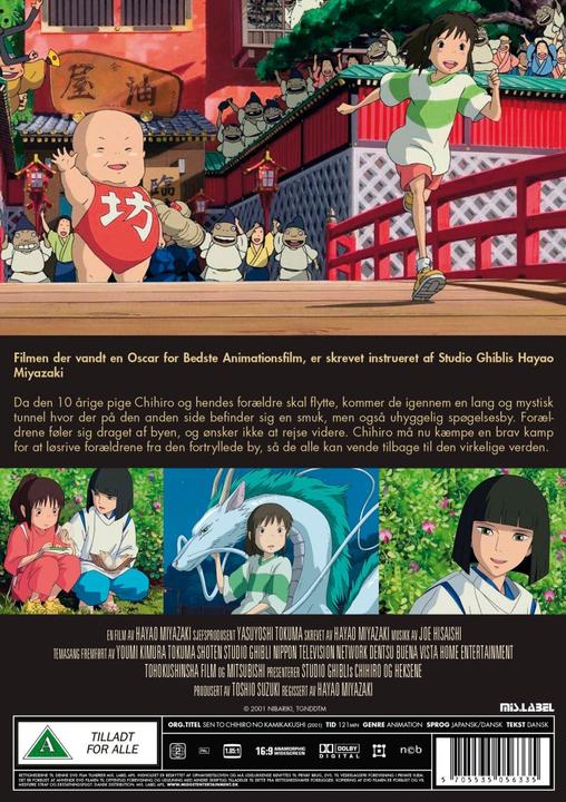 Produktbild Label MIS Chihiro og heksene - DVD (DVD)