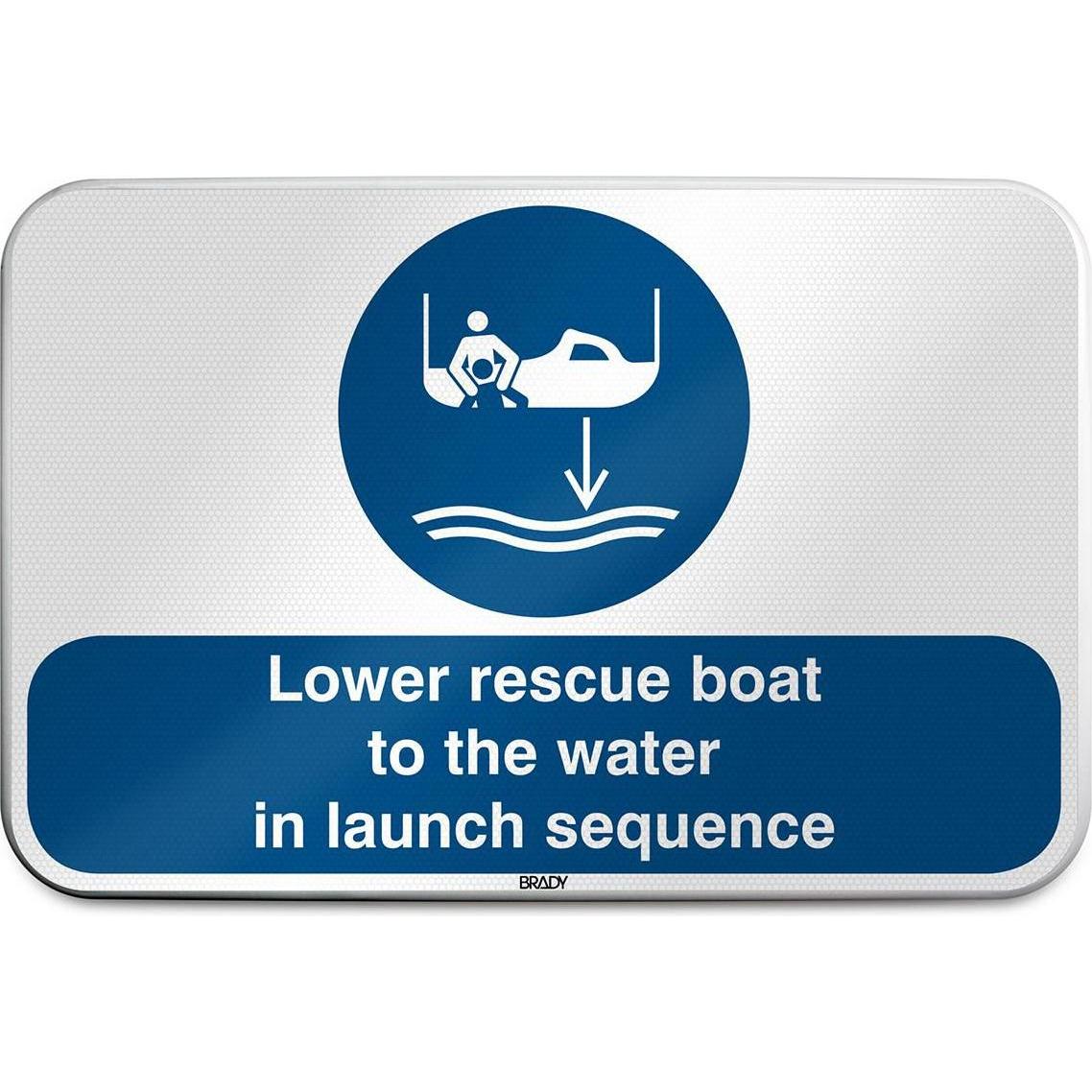 Brady, Sicherheitskennzeichnung, ISO Safety Sign - Lower