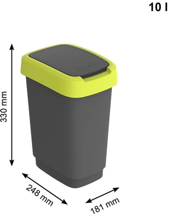 Actual product image Rotho TWIST swing bucket (10 l)