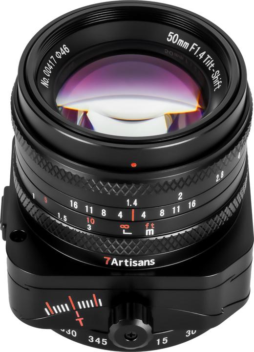 Actual product image 7artisans 50mm f/1,4 Tilt Shift für Fuji X (Fujifilm X, APS-C / DX)