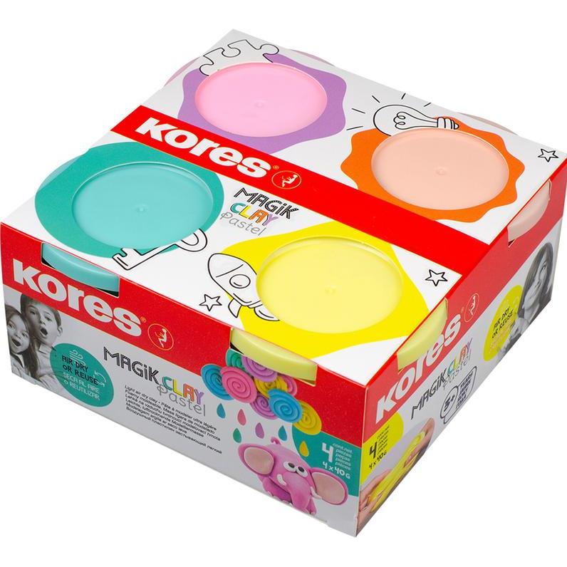 Kores Spielknete "Magic Clay Pastel" (KM34242)