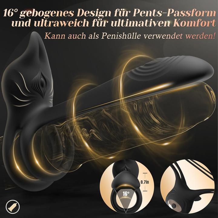 Produktbild Cacuola Vibrierender Penisring mit 10 Modi für Paare