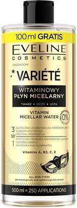 Actual product image Eveline Variety Vitamin Micellar Water For Face 500ml (500 ml)