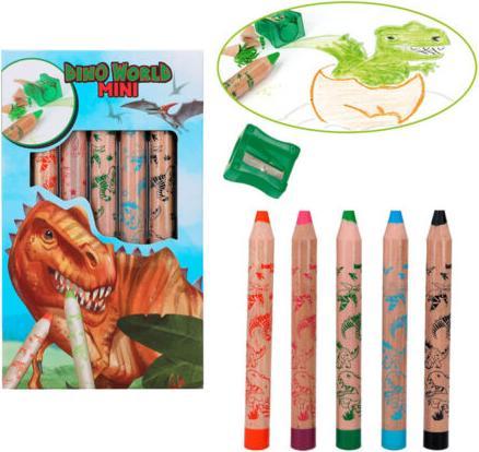 Produktbild Magni Buntstifte Dino World Mini 5er mit Spitzer (5x)