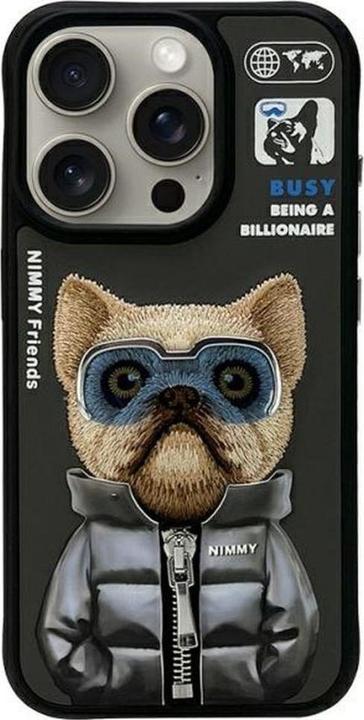 Immagine prodotto Audi Nimmy case iPhone 15 Pro Max 6.7" black Cool&Cute 2.0 Dog (Apple iPhone 15 Pro Max)
