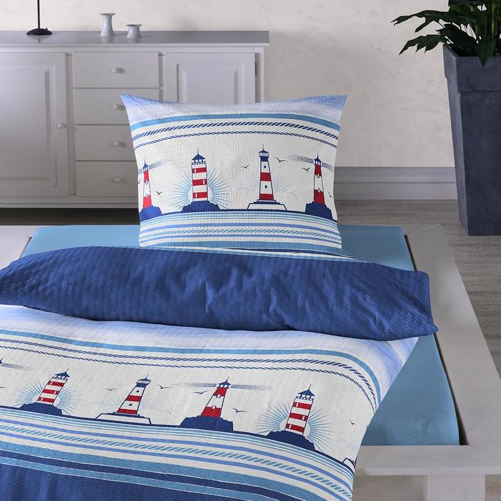 Produktbild Traumschlaf Leuchtturm (Bettwäsche Set, 135x200 cm + 80x80 cm)