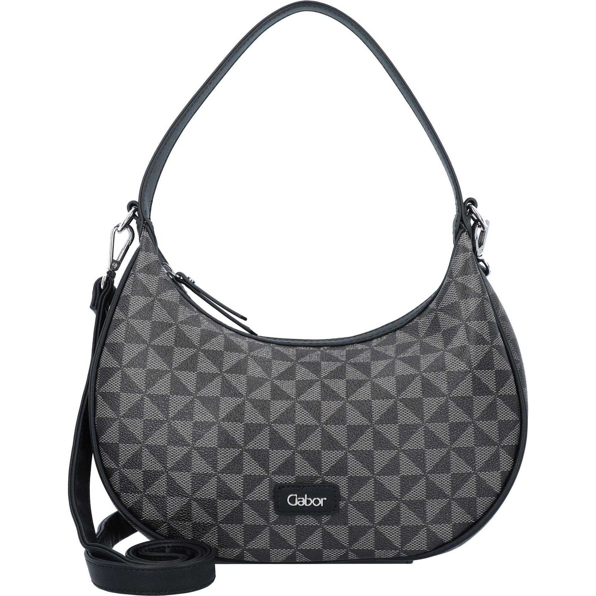 Gabor, Handtasche, Barina Schultertasche 29 cm, Schwarz