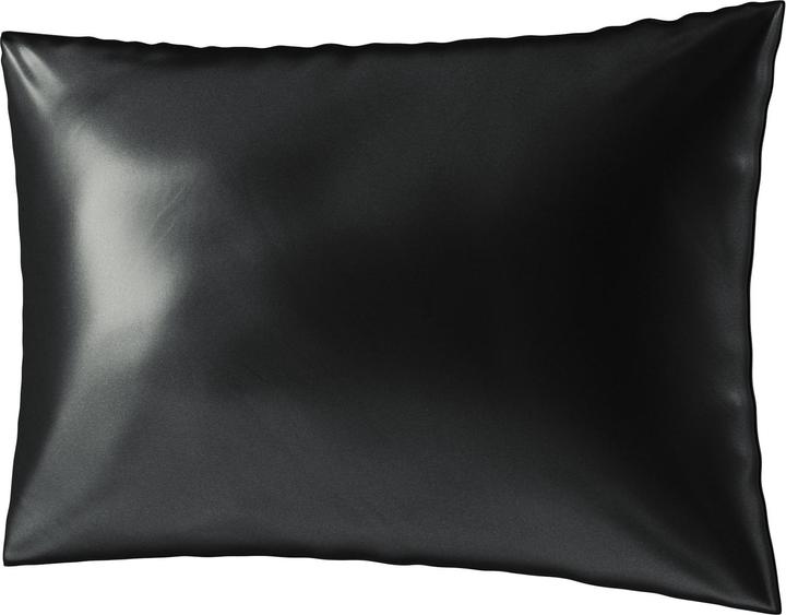 Ailoria BEAUTY SLEEP Silk Zipper Pillowcase (50x70) (black) (Pillowcase, 50 x 70 x 0.1 cm)