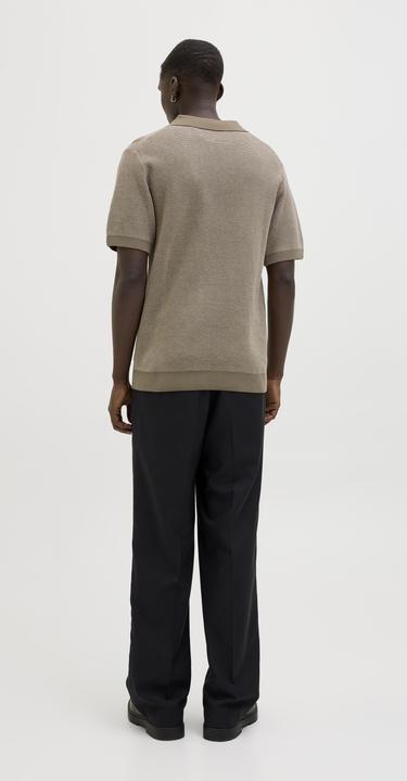 Produktbild Jack & Jones Jprcceaston Knit Split Neck Ss Sn (XS)