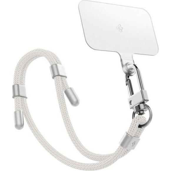 Thumbnail - Spigen Universal Strap Set Crossbody& Wrist zestaw smyczy do telefonu biały/pearl white AFA0836, Handykette, Weiss