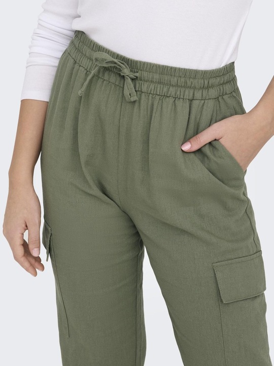 Produktbild Only Onlcaro Mw Lin Pull-Up Cargo Pnt Noos (32)