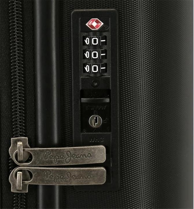 Actual product image Pepe Jeans Medium Suitcase with Expandable Capacity, TSA Lock, and Multi-Directional Wheels (79 l)