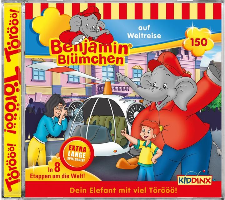 Actual product image Benjamin Blümchen 150 - On a world tour (Benjamin Blümchen, German)