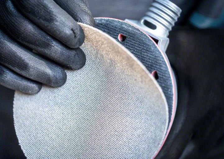Actual product image Bosch Professional Zubehör EXPERT M480 Sanding net for random orbital sander, 150 mm, G 320, 50 pieces (320)