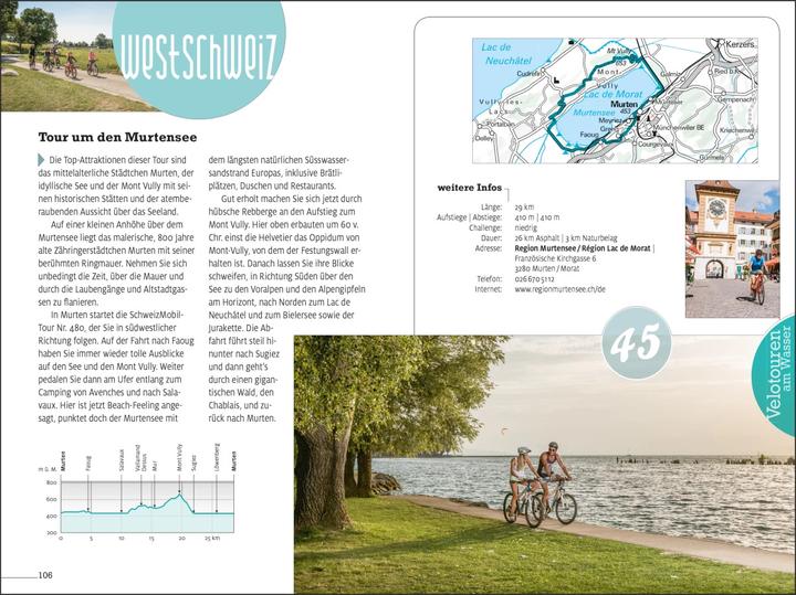 Image du produit Velotouren am Wasser Erlebnis Schweiz (Allemand, Hallwag Kümmerly+Frey AG, 2021)