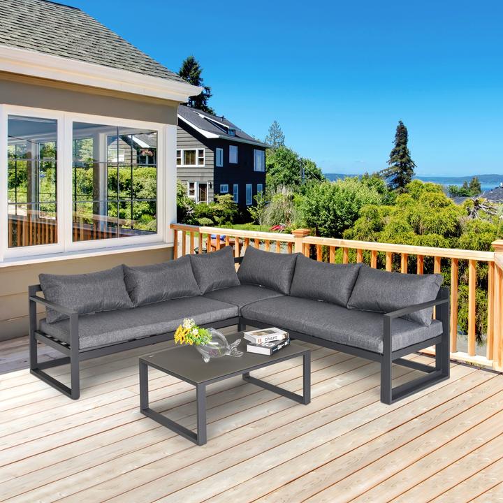 Immagine prodotto Outsunny Set di mobili da giardino 3 pezzi