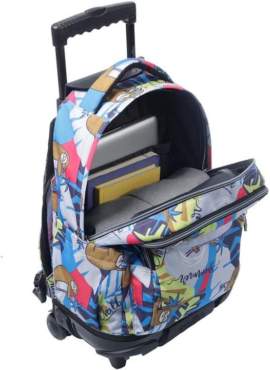 Actual product image Totto School Backpack with Wheels, Practical and Robust, Recycled PET Material
