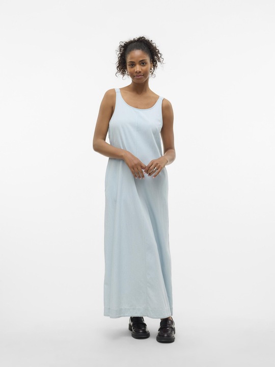 Actual product image Vero Moda VMESTELLA Langes Kleid Jeanskleid (XL)