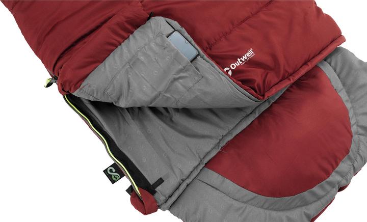 Produktbild Outwell Schlafsack Contour Junior Polyester, Rot, Zielgruppe (170 cm)