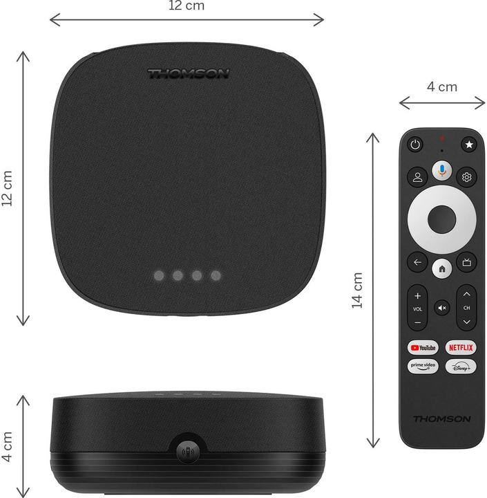 Actual product image Thomson Streaming Box Plus 270 (32 GB, Android 12)