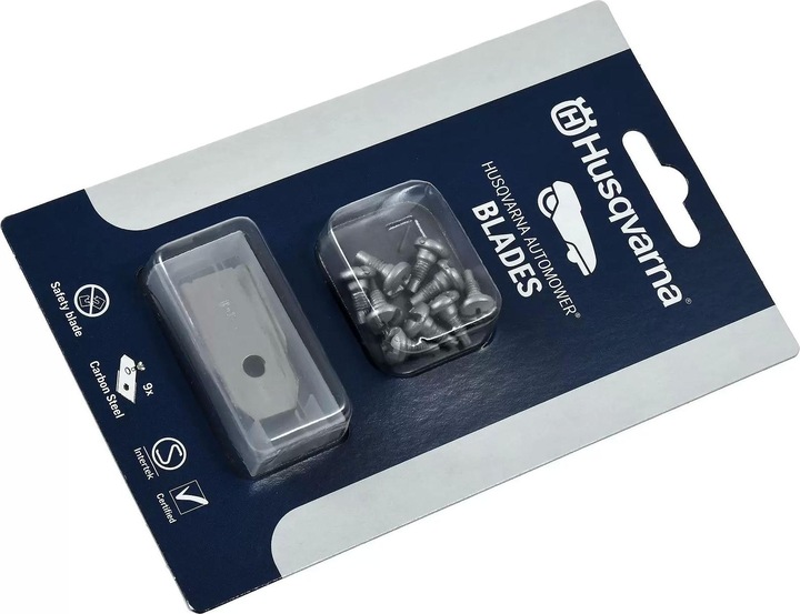 Actual product image Husqvarna Set of blades 9 pieces (Mowing robot, Lawn mower blades + replacement blades garden machinery)