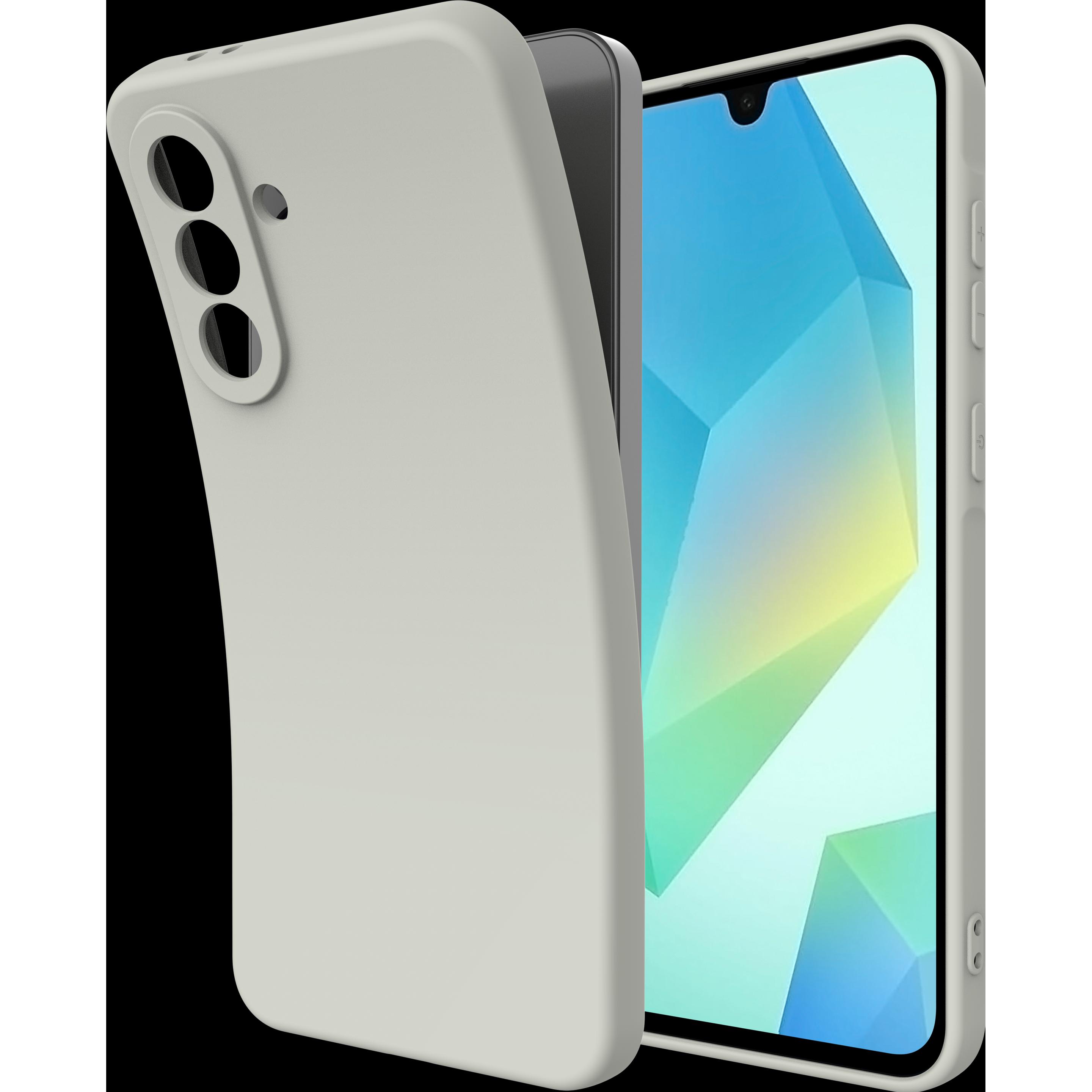 Cazy Silikon Hülle Soft TPU Schutz (Samsung Galaxy A56), Smartphone Hülle, Weiss