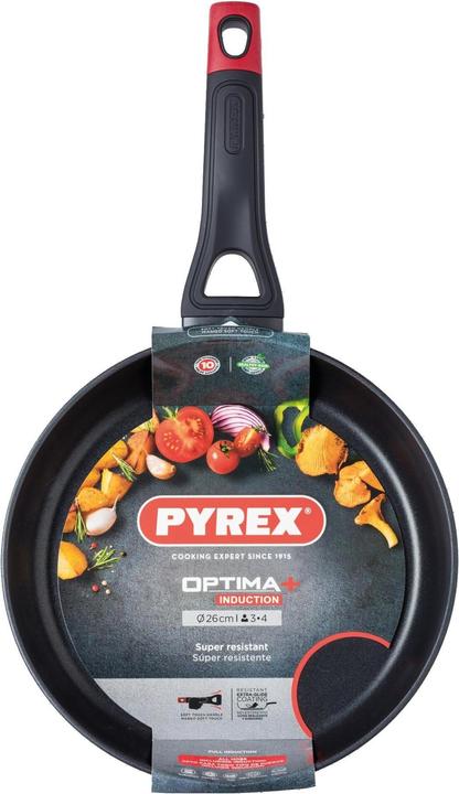 Image du produit Pyrex Poêle à frire, Optima + (26 cm, Poêle à frire, Acier inoxydable)