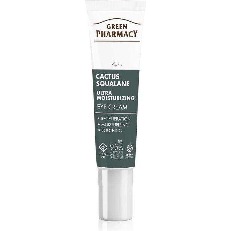 Schubiger, Cura degli occhi, Green Pharmacy Krem pod oczy Kaktus i skwalan 15ml (Crema per la cura degli occhi, Giorno, Notte)