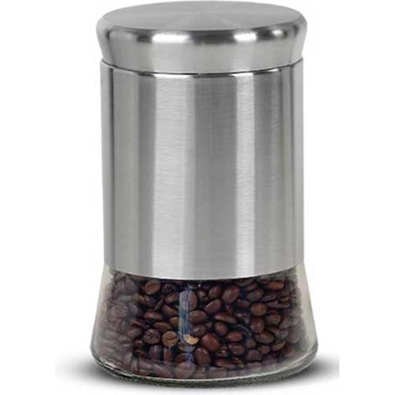 neuetischkultur Vorratsglas 1 Liter, Vorratsbehälter, Silber
