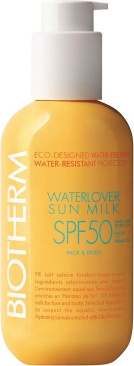 Actual product image Biotherm Waterlover (Suntan lotion, SPF 50, 200 ml, 150 g)