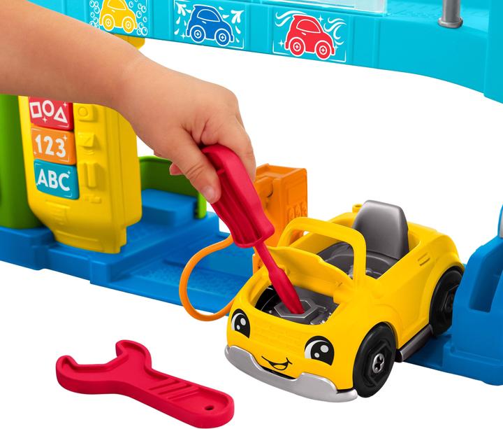 Actual product image Mattel Fisher-Price - Little People Car Center (Nordics) (HRC60)