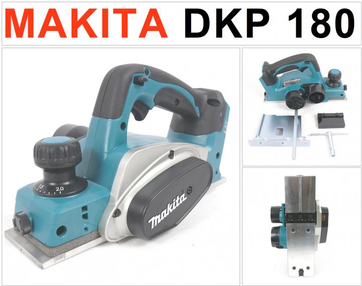 Image du produit Makita DKP 180 18V Li-ion Rabot sans fil Solo - seulement l'appareil sans accessoires, sans batterie sans