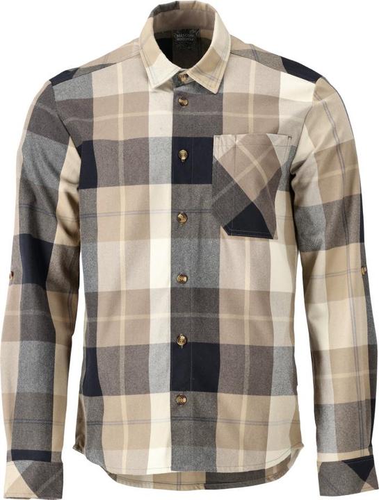 Produktbild Mascot Hemd aus Flanell, kariert sandbeige kariert, Gr.L (L)
