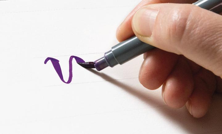 Actual product image Online Callibrush Pen Double Tip (24 x)